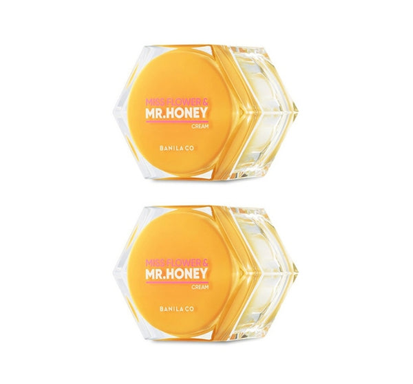 2 x BANILA CO Miss Flower & Mr. Honey Cream 70ml from Korea by BANILA CO