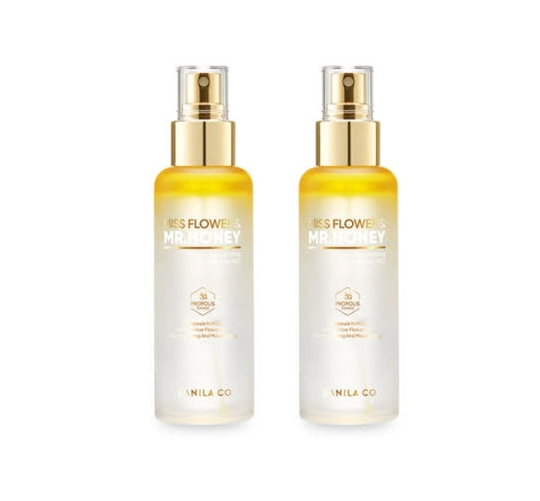 2 x BANILA CO Miss Flower & Mr. Honey Propolis Rejuvenating Ampoule Mist 99ml from Korea by BANILA CO