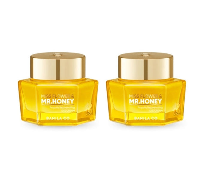 2 x BANILA CO Miss Flower & Mr. Honey Propolis Rejuvenating Eye Cream 20ml from Korea by BANILA CO