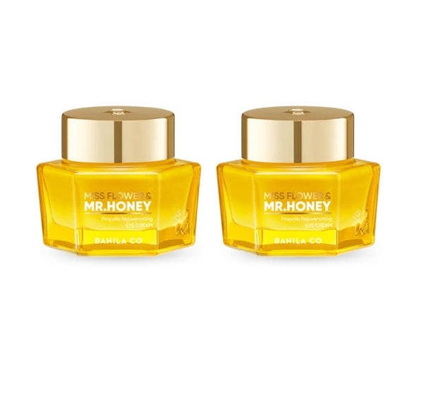 2 x BANILA CO Miss Flower & Mr. Honey Propolis Rejuvenating Eye Cream 20ml from Korea by BANILA CO