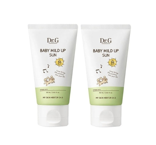 2 x Dr.G Baby Mild Up Sun Cream 60ml SPF35 PA+++ from Korea by Dr.G