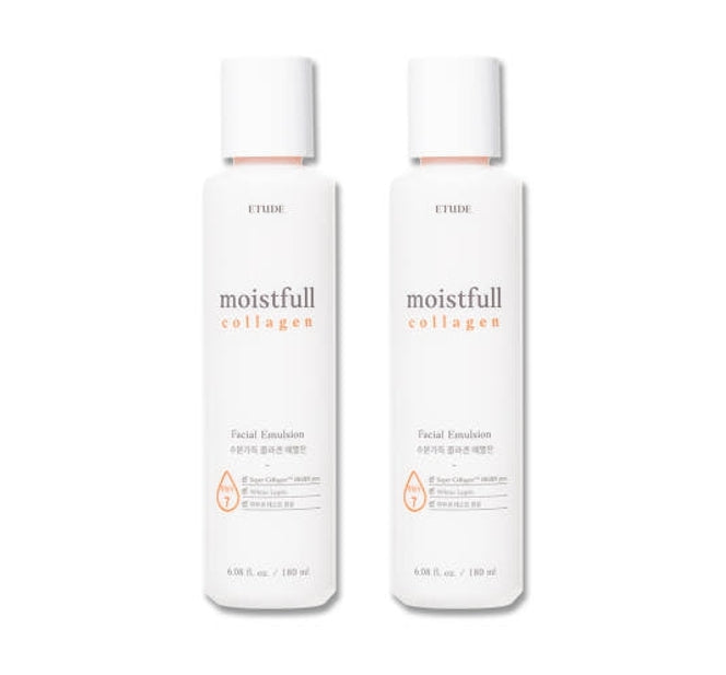 2 x ETUDE Moistfull Collagen Facial Emulsion 180ml from Korea by ETUDE