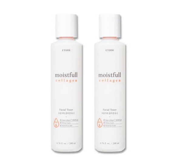 2 x ETUDE Moistfull Collagen Facial Toner 200ml from Korea by ETUDE