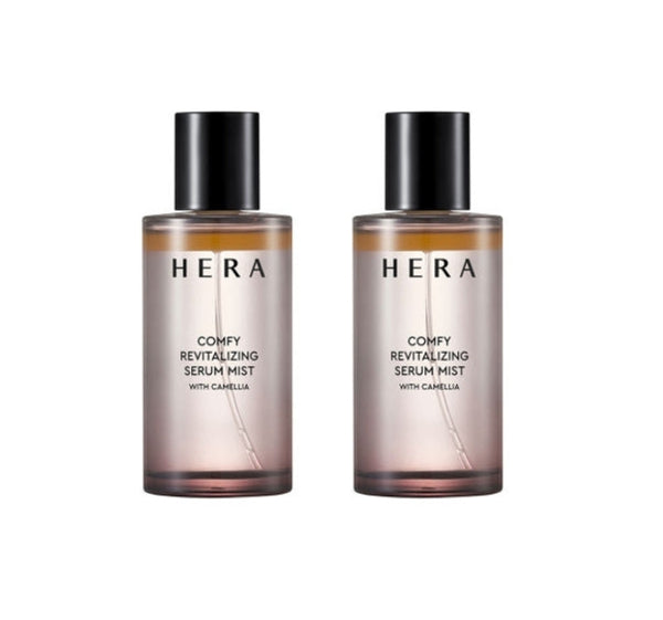 2 x HERA Comfy Revitalizing Serum Mist 90ml from Korea + Samples(1 Items) by HERA
