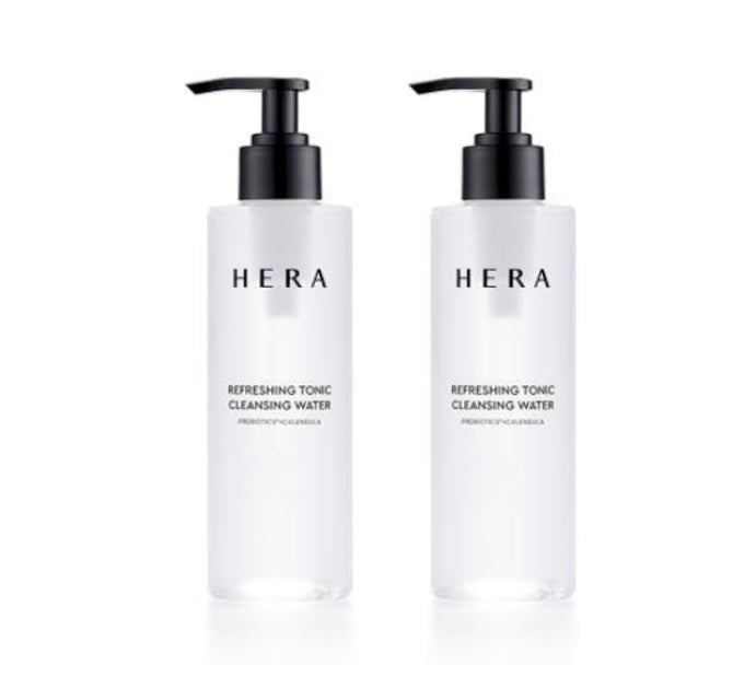 2 x HERA Refreshing Tonic Cleansing Water 200ml from Korea + Sample(1 Item) by HERA