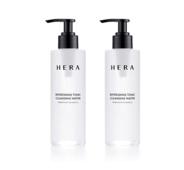 2 x HERA Refreshing Tonic Cleansing Water 200ml from Korea + Sample(1 Item) by HERA