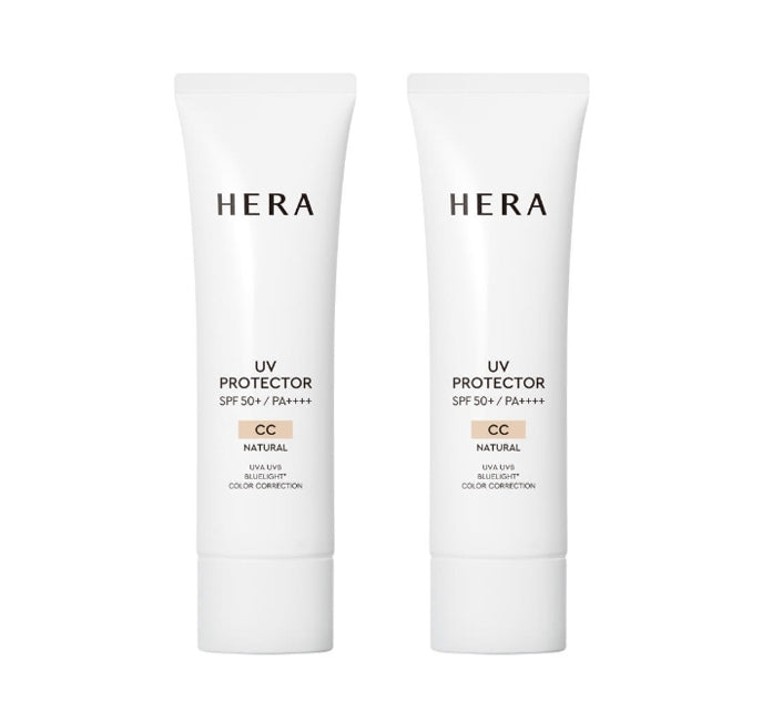 HERA UV Protector Tone Up 50 מ"ל מקוריאה + דוגמה (2 פריטים)