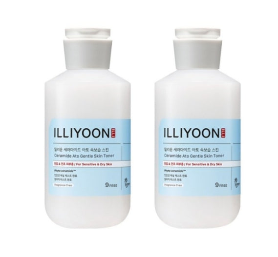 2 x ILLIYOON Ceramide Ato Gentle Skin Toner 250ml from Korea by ILLIYOON