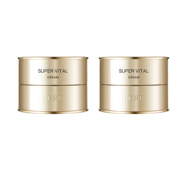 2 x IOPE 6 Gen. Super Vital Cream 50ml + Samples(4 Items) from Korea by IOPE