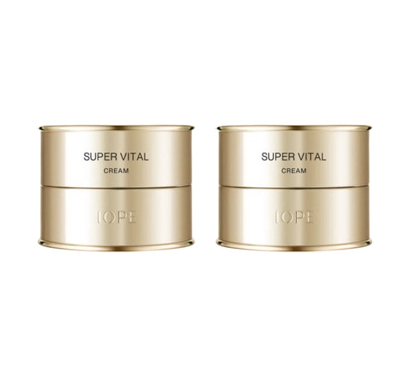 2 x IOPE 6 Gen. Super Vital Cream 50ml + Samples(4 Items) from Korea by IOPE