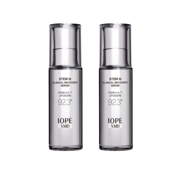 2 x IOPE XMD Stem III Clinical Recovery Serum 30 ml + Samples(4 Items) from Korea by IOPE