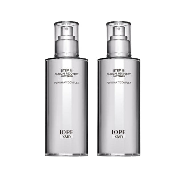 2 x IOPE XMD Stem III Clinical Recovery Softener 130 ml from + Samples(4 Items) Korea by IOPE