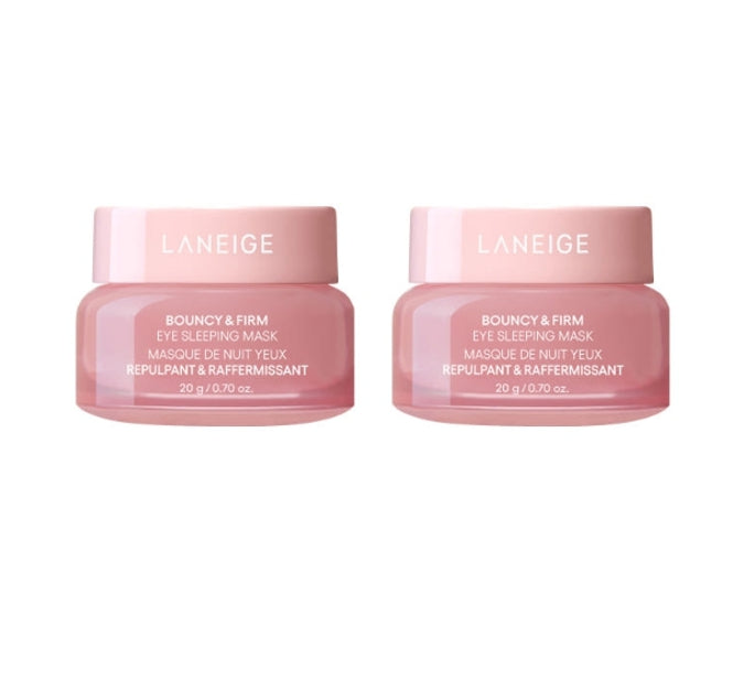 2 x LANEIGE Bouncy & Firm Eye Sleeping Mask 20g from Korea + Samples(3 Items) by LANEIGE