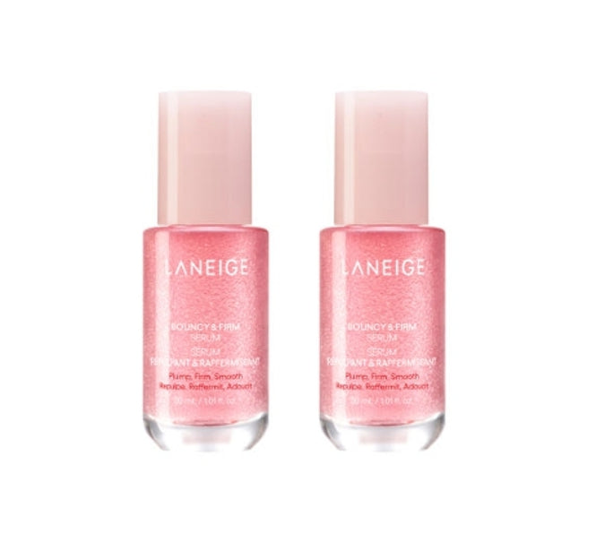 2 x LANEIGE Bouncy & Firm Serum 30ml from Korea + Samples(3 Items) by LANEIGE