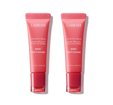 2 x LANEIGE Lip Glowy Balm Berry 10g from Korea + LANEIGE Samples(2 Items) by LANEIGE