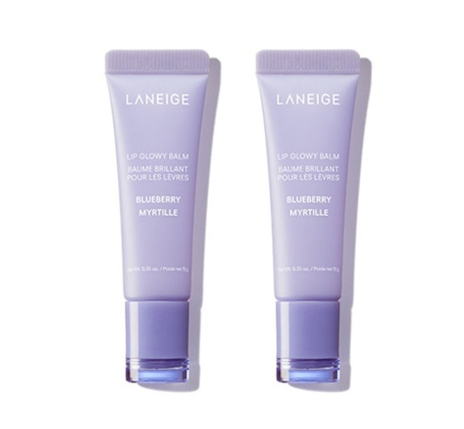 2 x LANEIGE Lip Glowy Balm Blueberry 10g from Korea + LANEIGE Samples(2 Items) by LANEIGE