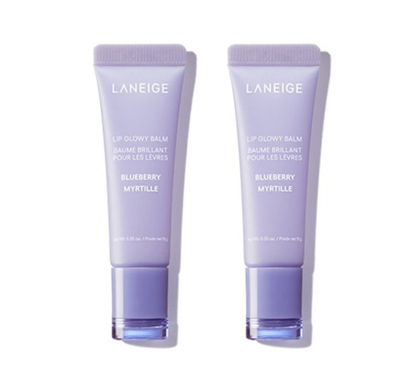 2 x LANEIGE Lip Glowy Balm Blueberry 10g from Korea + LANEIGE Samples(2 Items) by LANEIGE