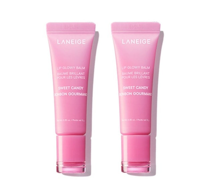 2 x LANEIGE Lip Glowy Balm Sweet Candy 10g from Korea + LANEIGE Samples(2 Items) by LANEIGE