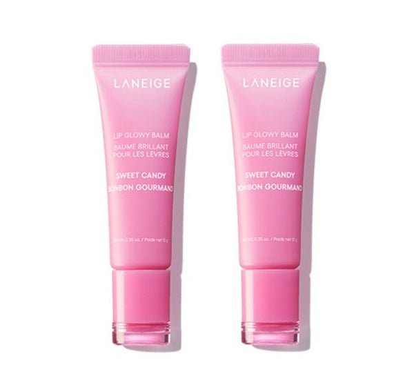2 x LANEIGE Lip Glowy Balm Sweet Candy 10g from Korea + LANEIGE Samples(2 Items) by LANEIGE