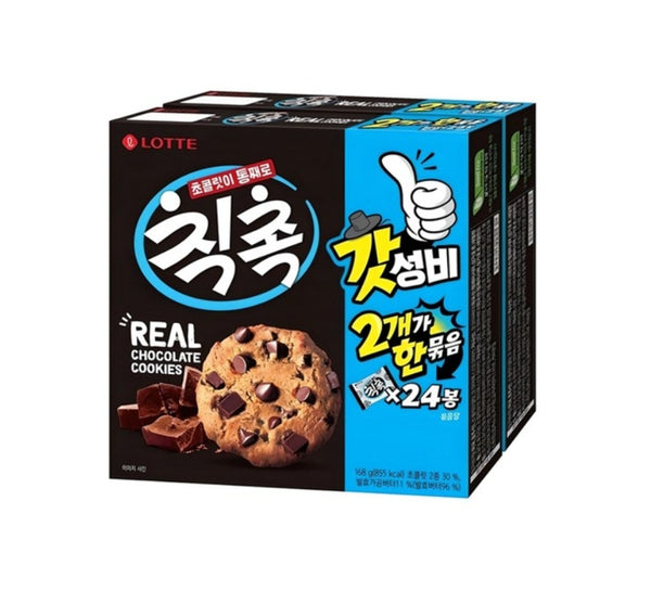 2 x Lotte Chic Choc Soft Chocolate Chip Cookies 168g from Korea by Lotte