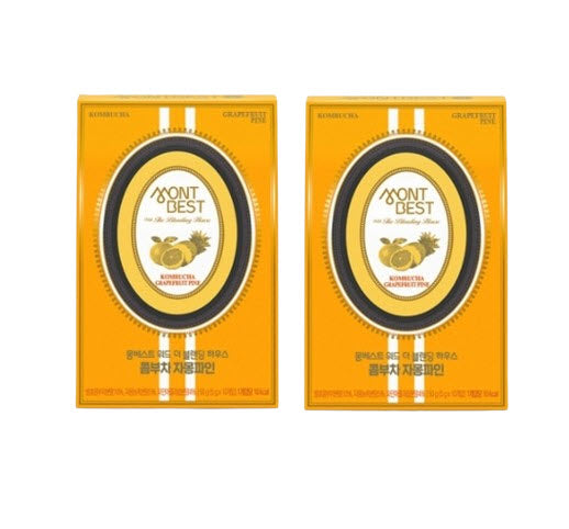 2 X MONTBEST With The Blending House Kombucha Grapefruit Pine, 10 sticks from Korea_KT by MONTBEST