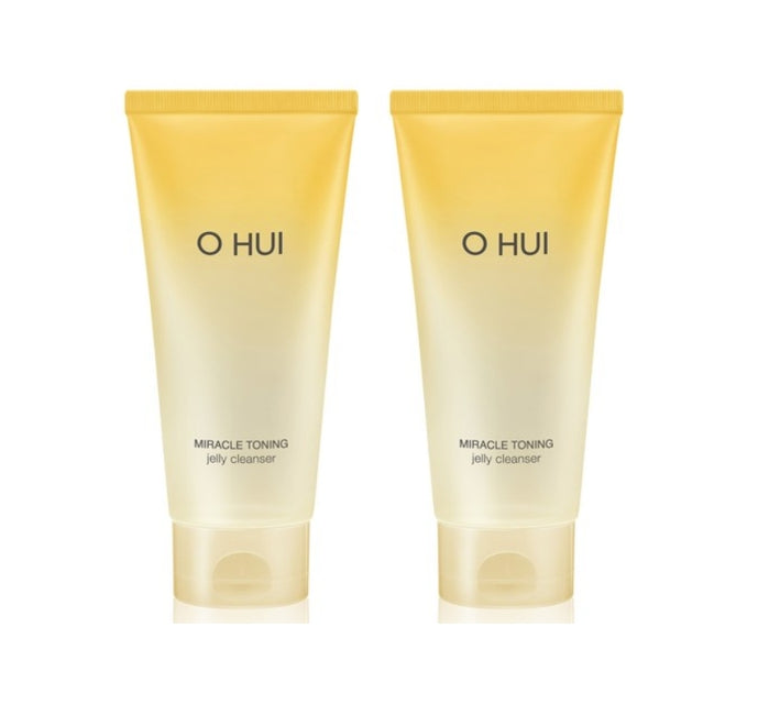 2 x OHUI Miracle Toning Jelly Cleanser 180ml from Korea by O HUI