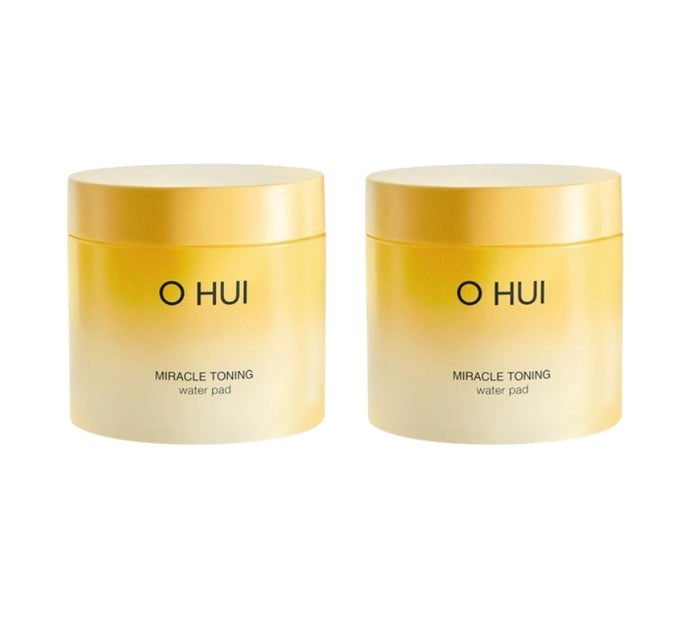 2 x OHUI Miracle Toning Water Pad – 70 Dual-Sided Exfoliating Pads from Korea by O HUI
