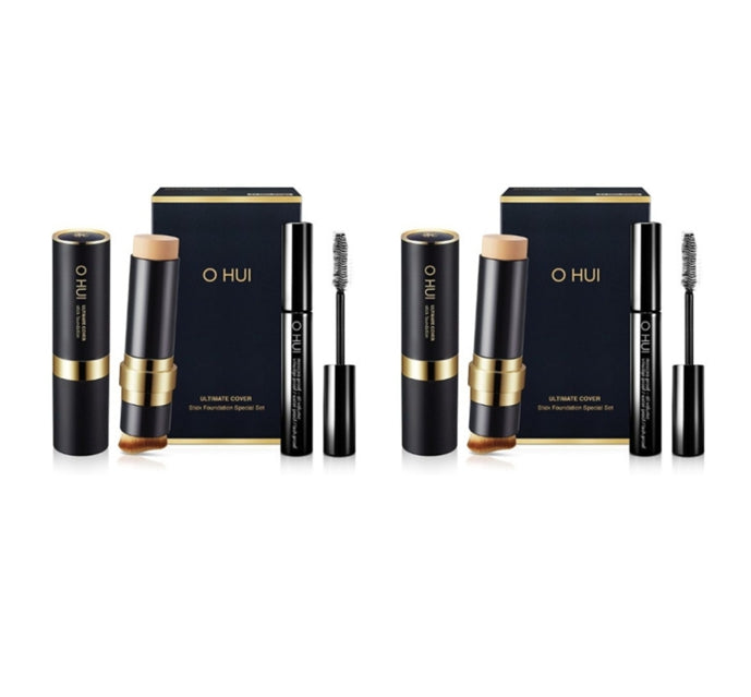 2 x O HUI Ultimate Stick Foundation #1 Milk Beige June 2025 Set(2 Items) from Korea by O HUI