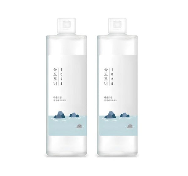 2 x ROUND LAB 1025 Dokdo Toner 500ml by ROUND LAB