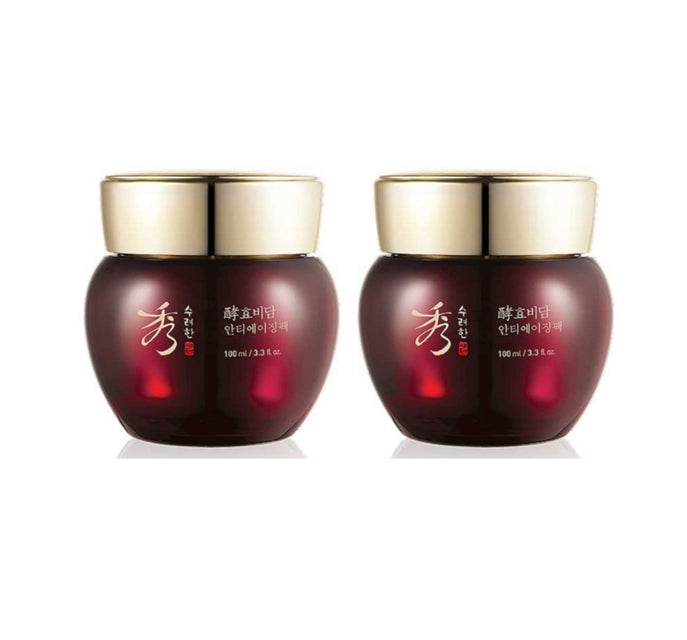 2 x Sooryehan HYOBIDAM Anti-Aging Sleeping Pack 100ml from Korea by Sooryehan