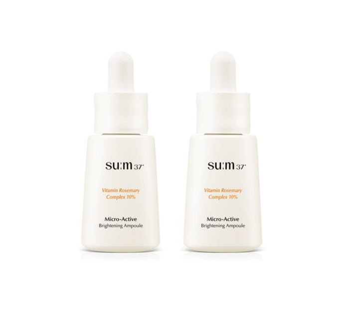 2 x Su:m37 Micro-Active Brightening Ampoule 15ml from Korea by Su:m37