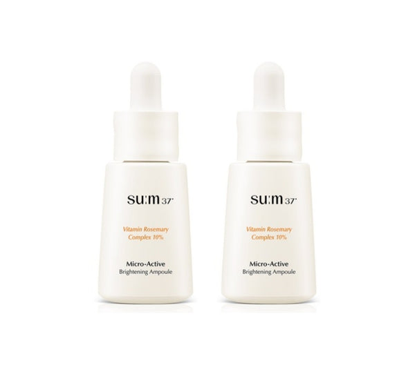 2 x Su:m37 Micro-Active Brightening Ampoule 15ml from Korea by Su:m37