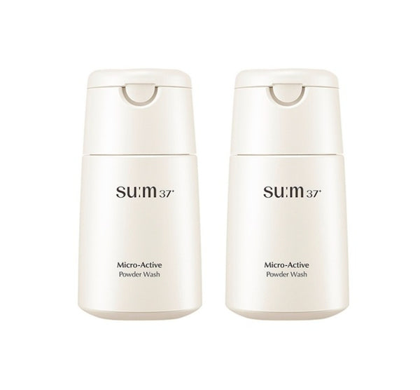 2 x Su:m37 Micro-Active Powder Wash 60g from Korea by Su:m37