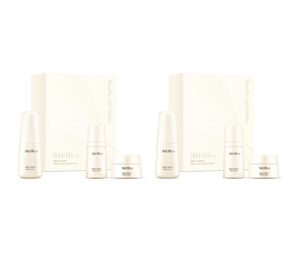 2 x Su:m37 Micro-Active Repair Serum Set (3 Items) from Korea by Su:m37
