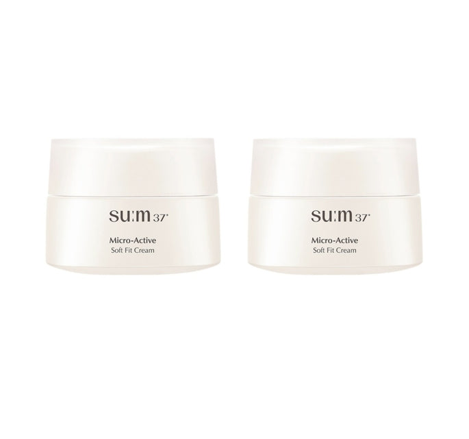 2 x Su:m37 Micro-Active Soft Fit Cream 50ml from Korea by Su:m37