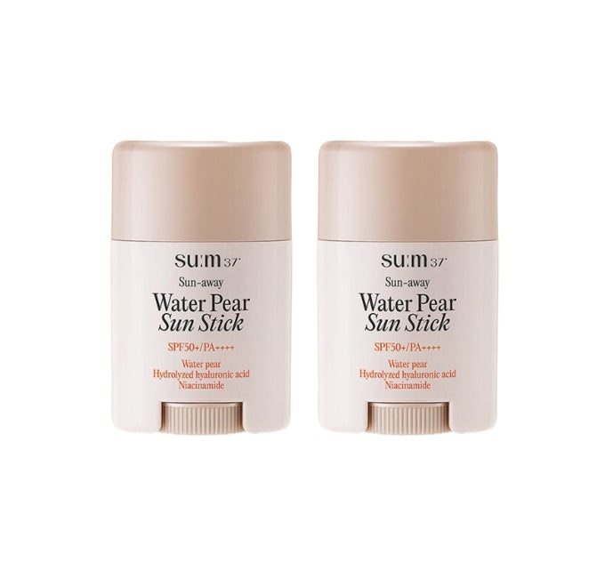 2 x Su:m37 Sun-away Water Pear Sun Stick 14g, SPF50+ PA++++ from Korea by Su:m37