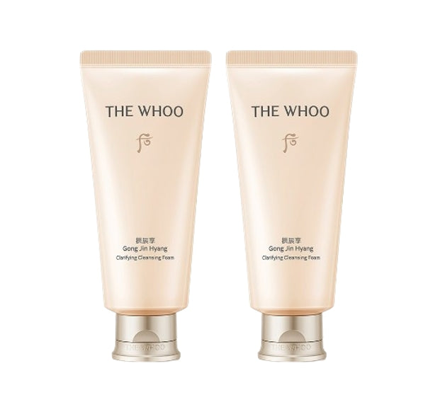 2 x The History of Whoo Gongjinhyang Clarifying Cleansing Foam 180ml from Korea by The History of Whoo