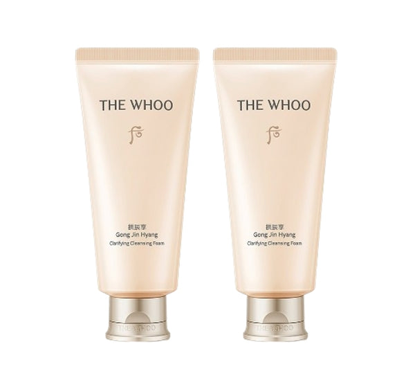 2 x The History of Whoo Gongjinhyang Clarifying Cleansing Foam 180ml from Korea by The History of Whoo