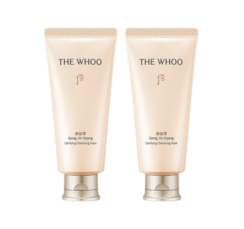 2 x The History of Whoo Gongjinhyang Clarifying Cleansing Foam 180ml from Korea by The History of Whoo