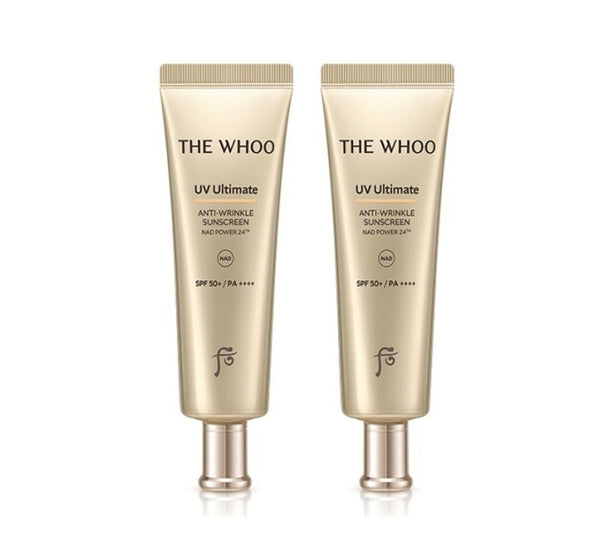 2 x The History of Whoo UV Ultimate Anti-Wrinkle Sun 50ml SPF50+ PA++++ from Korea by The History of Whoo