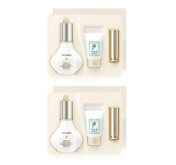 2 x The History of Whoo Gongjinhyang:Seol Brightening UV Protective BB Cream July 2025 Set (3 Items), 2 Colours from Korea by The History of Whoo