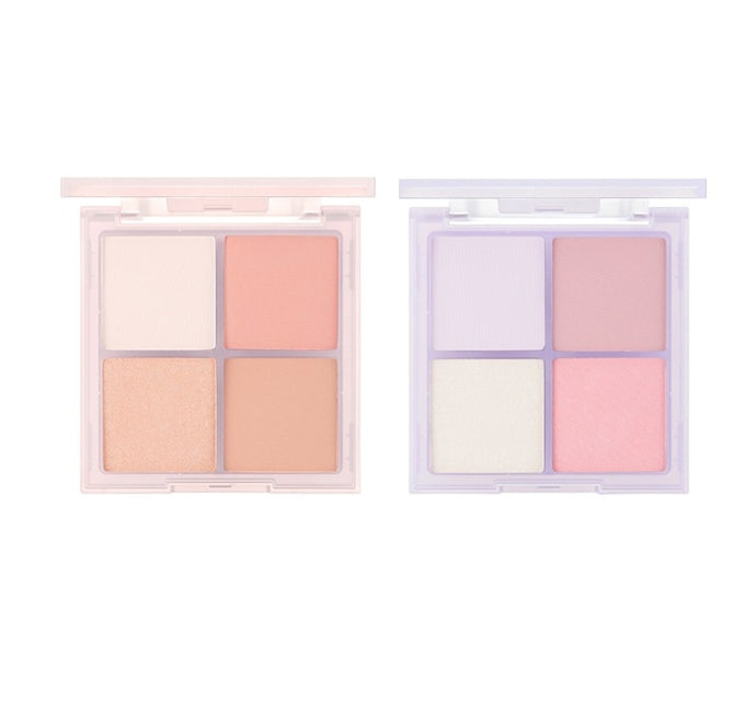 2 x VDL Cheek Stain Blusher Palette 10g, 2 Colours from Korea by VDL