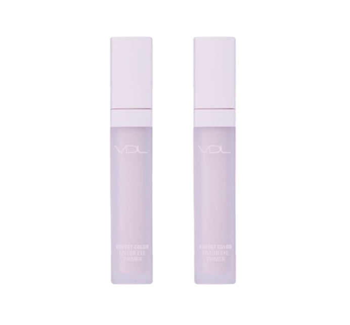 2 x VDL Expert Color Under Eye Primer 5.5g, 2 Colours from Korea by VDL