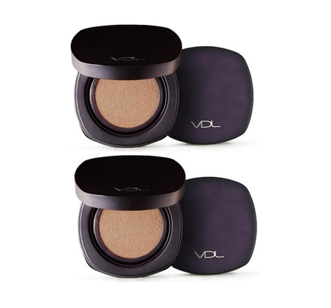 2 x VDL Expert Perfect Fit Cushion Pack (Main+Refill) 4 Colours from Korea by VDL