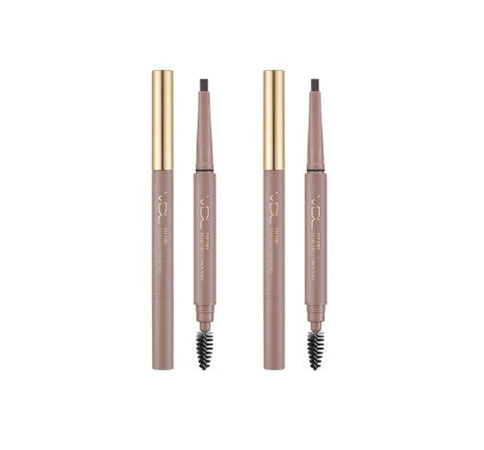 2 x VDL Eye Fine Double Edge Eyebrow Pencil 2 Colours 0.2g from Korea by VDL