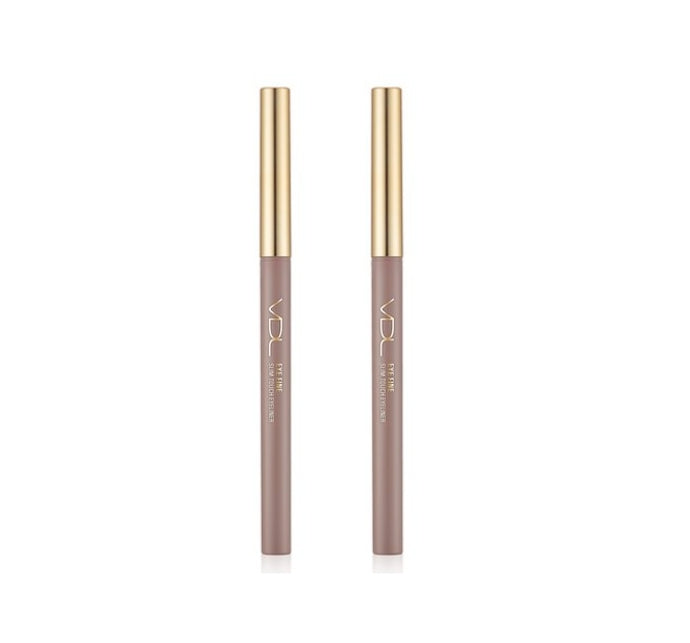 2 x VDL Eye Fine Slim Touch Eyeliner 2 Colours 0.14g from Korea by VDL