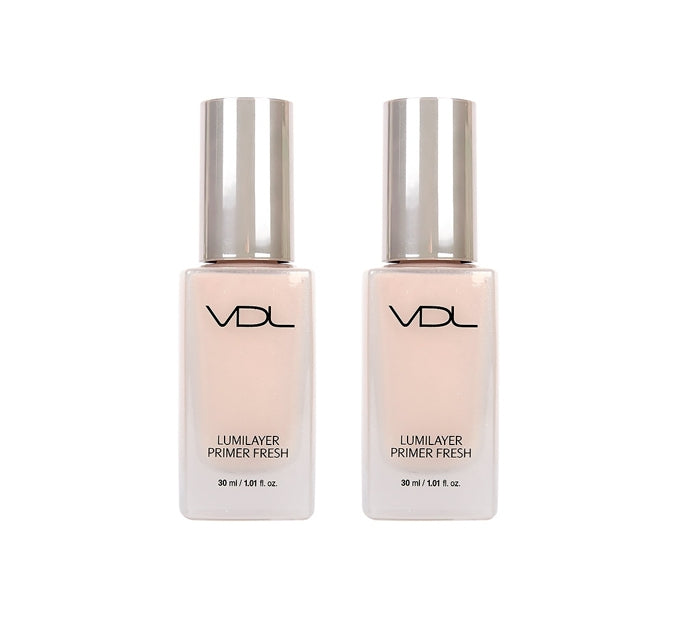 2 x VDL Lumilayer Primer Fresh 30ml from Korea by VDL