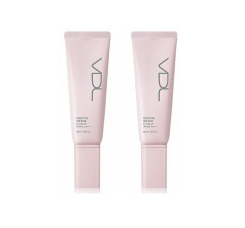 2 x VDL Perfecting Sun Base Tone Up 40ml, SPF50+ PA+++ from Korea by VDL