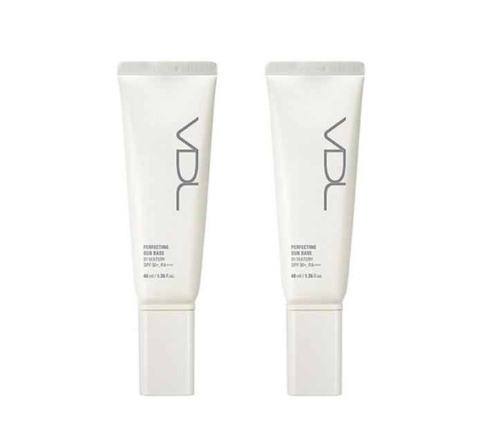 2 x VDL Perfecting Sun Base Watery 40ml, SPF50+ PA+++ from Korea by VDL