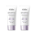 2 x d'Alba Waterfull Purple Tone-Up Sun Cream SPF50+ PA++++ 50ml from Korea by d'Alba